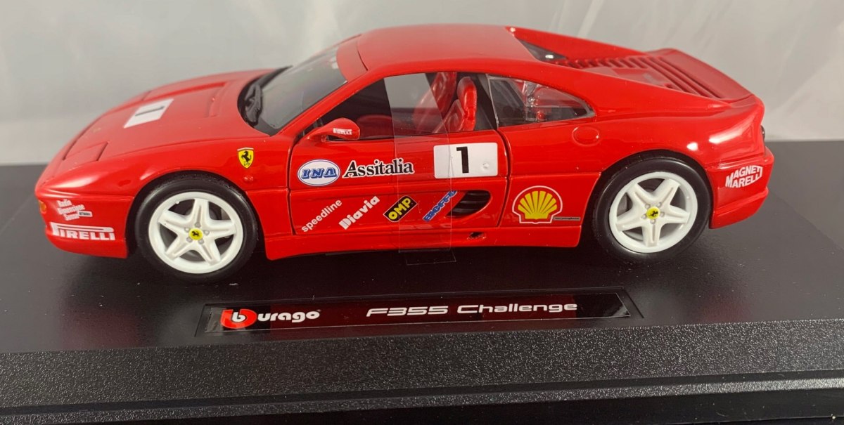 【テレビで話題】 FERRARI F355 Challenge red model Bburago 26306 > Bburago ミニカー